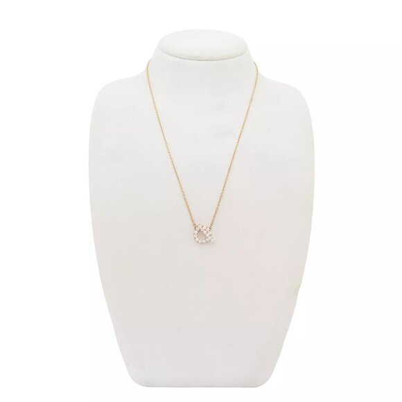 HERMES Finesse Pendant Necklace 18k Rose Gold Diamond - Picture 5 of 8